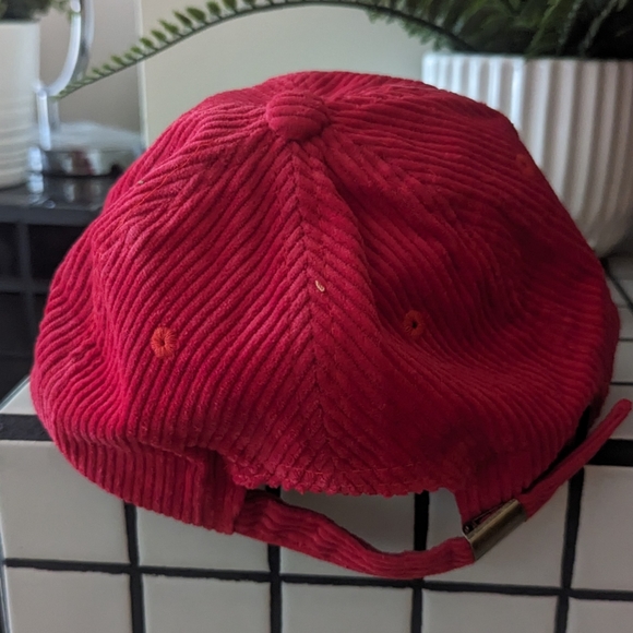 ASSHOLES LIVE FOREVER Red Corduroy Dad Hat - Picture 4 of 8